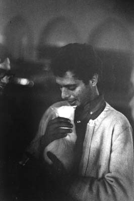 Allen Very Young with Cat